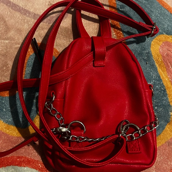 Red mini backpack - Picture 4 of 4